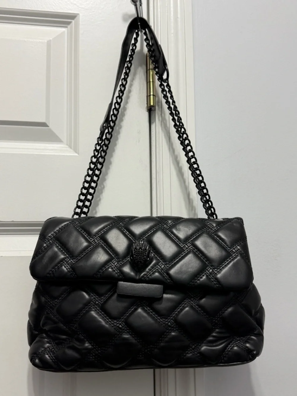 Quilted Shoulder / crossbody Bag in Black